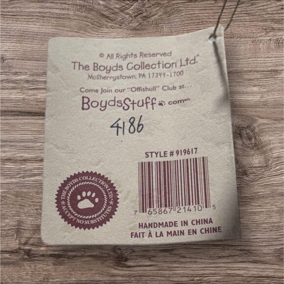 Boyd’s Bear- “Nanook and Friends” #4186 from “The Head Bean Collection” - Picture 7 of 7